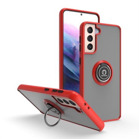 SAMSUNG S21 PLUS Carcasa mate de anillo