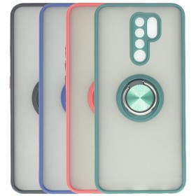 Redmi 9 Carcasa mate de anillo