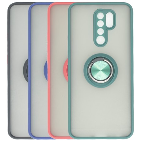 Redmi 9 Carcasa mate de anillo