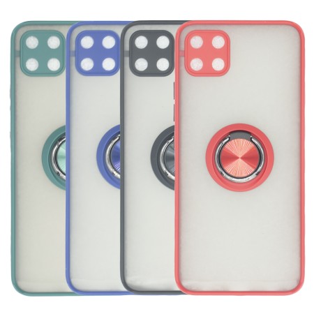 REALME C11 Carcasa mate de anillo