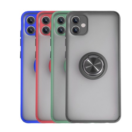 SAMSUNG A04E Carcasa mate de anillo