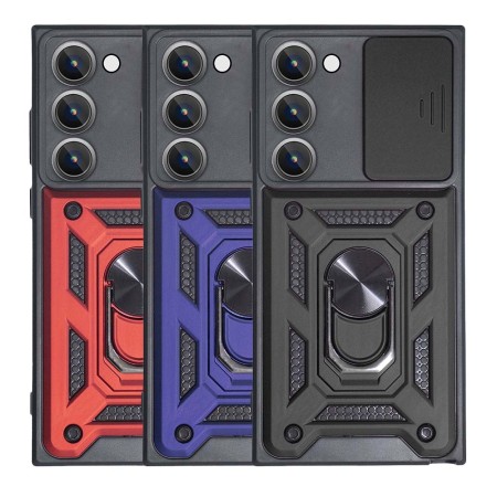 SAMSUNG S22 FUNDA ARMADURA CON TAPA DESLIZANTE