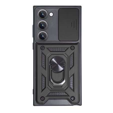 SAMSUNG S21PLUS FUNDA ARMADURA CON TAPA DESLIZANTE