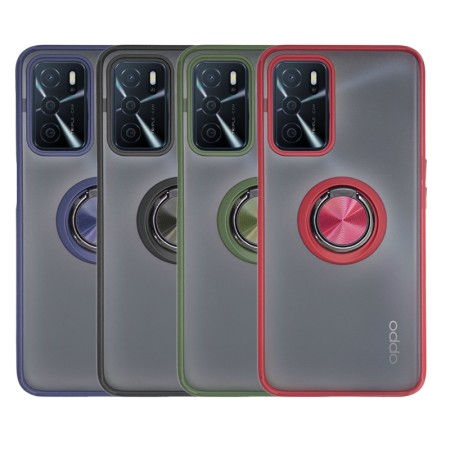 OPPO A16 CARCASA MATE DE ANILLO