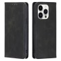 IPHONE 14PRO Funda de libro sin ventana con imán fuerte para tarjetas