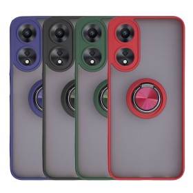 Oppo A58 4G Carcasa mate de anillo