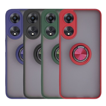 Oppo A58 4G Carcasa mate de anillo