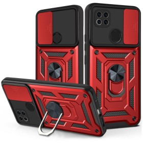 REDMI 9C FUNDA ARMADURA CON TAPA DESLIZANTE