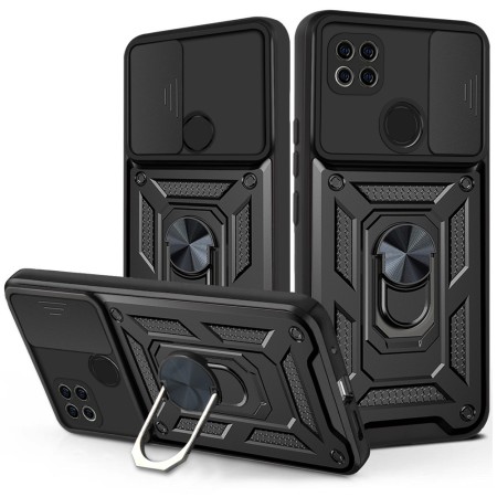 REDMI 9C FUNDA ARMADURA CON TAPA DESLIZANTE