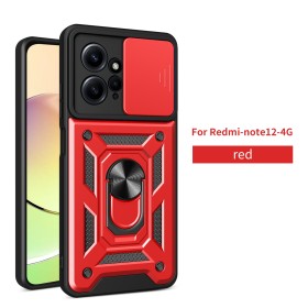 Redmi Note 12-4G FUNDA ARMADURA CON TAPA DESLIZANTE