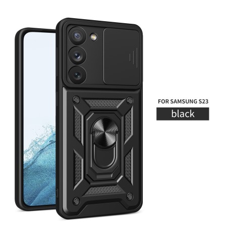 SAMSUNG S23 FUNDA ARMADURA CON TAPA DESLIZANTE