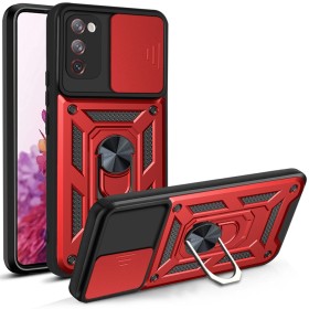 SAMSUNG S20FE FUNDA ARMADURA CON TAPA DESLIZANTE