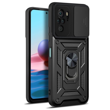 Redmi Note 10-4G FUNDA ARMADURA CON TAPA DESLIZANTE