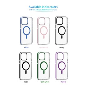 iphone 15 pro Funda Transparente Magsafe Ref-2918