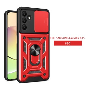 Samsung A15 FUNDA ARMADURA CON TAPA DESLIZANTE