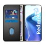 REDMI 9A Funda de libro sin ventana con imán fuerte para tarjetas