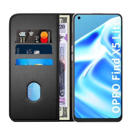 Funda Libro Liso Sin Ventana Oppo Find X5 Lite / Oppo Reno 7 5G | Wephone Mayorista