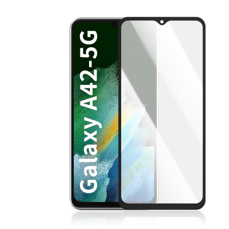 SAMSUNG A42 5G Protector Cristal Templado FULL GLUE CON BLISTER