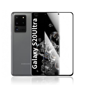 SAMSUNG S20 ULTRA Cristal Curvo Full Glue Negro