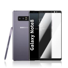 SAMSUNG NOTE 8 Cristal Curvo Full Glue Negro