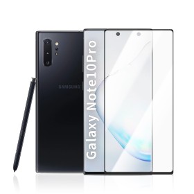 SAMSUNG NOTE 10 PRO Cristal Curvo Full Glue Negro