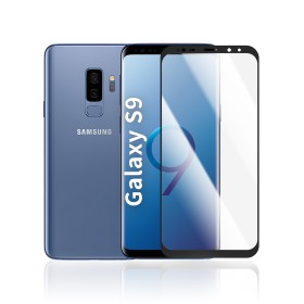SAMSUNG S9/G960 Cristal Curvo Full Glue Negro
