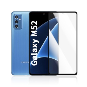 SAMSUNG M52 Protector Cristal Templado FULL GLUE CON BLISTER