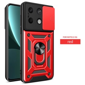 Redmi Note 13-5G FUNDA ARMADURA CON TAPA DESLIZANTE