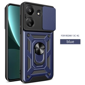 Redmi 13C FUNDA ARMADURA CON TAPA DESLIZANTE