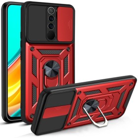 REDMI 9 FUNDA ARMADURA CON TAPA DESLIZANTE