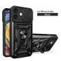 Funda Armadura con Tapa Deslizante iPhone 16 Plus Cámara y Anillo | Wephone Mayorista