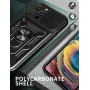 Sliding-Cover Armor Case for iPhone 16 Pro with Camera Cover and Ring | Wephone Wholesale
