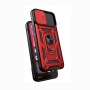 Armor Case with Sliding Camera Cover and Ring iPhone 16 | Wephone Wholesale