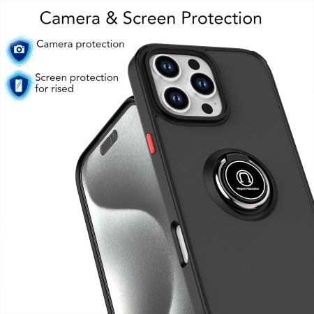Funda Mate de Anillo iPhone 16 360°| Wephone Mayorista
