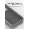 Puloka Funda de cuero empresarial para Samsung S25 Ultra