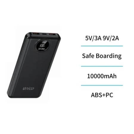 UNICO - New PB3006 Power Bank de carga rápida de 10000 mAh