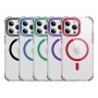 Funda Crystal MagSafe Metálica Premium · REF 5179 | Wephone Mayorista