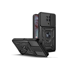 Funda Armadura con Tapa Deslizante Nokia G10 Cámara y Anillo | Wephone Mayorista