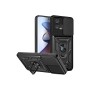 Funda Armadura con Tapa Deslizante Moto G72 Cámara y Anillo | Wephone Mayorista