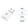 UNICO - HC0392 Cargador doméstico individual C PD20W BLANCO Carga R...