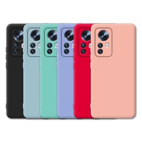 Funda Tipo Original Xiaomi 12 Pro de goma suave | Wephone Mayorista