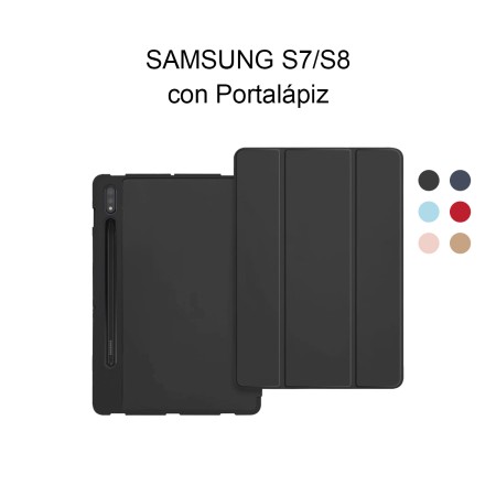Funda Smart Cover con Portalápiz Samsung S7 / Tab S8 | WePhone Mayorista