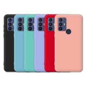 Funda Tipo Original TCL 20 SE de goma suave | Wephone Mayorista
