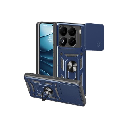 Funda Armadura con Tapa Deslizante Xiaomi 15 Cámara y Anillo | Wephone Mayorista