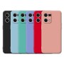 Funda Tipo Original Oppo Reno 7 4G de goma suave | Wephone Mayorista