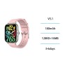 UNICO - SW2782 Smart Watch Reloj inteligente FitPro CE de 1,83 pulg...