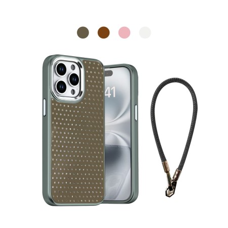 Funda para Teléfono con Microdiamantes y Correa a Juego – Protecció...
