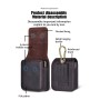 Funda de cinturón Corta para móvil de cuero con cierre imantado REF...