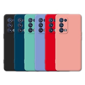 Funda Tipo Original Oppo Reno 6 Pro 5G de goma suave | Wephone Mayorista
