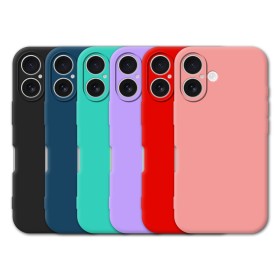 Funda Tipo Original iPhone 16 de goma suave | Wephone Mayorista
